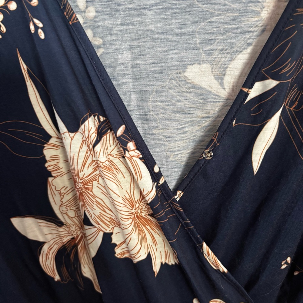 Floral Navy Dress - Picture 5 of 8